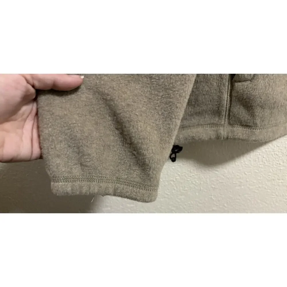 Arctic Fleece Sweater Men's Tan 1/4 Zip Grandpa Outdoor Camp Winter NWT Size M